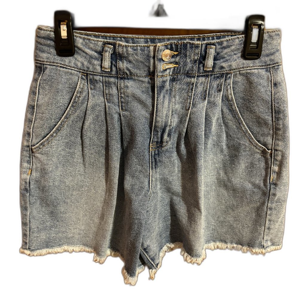 Wild fable size 4 highest rise a-line shorts raw hem
